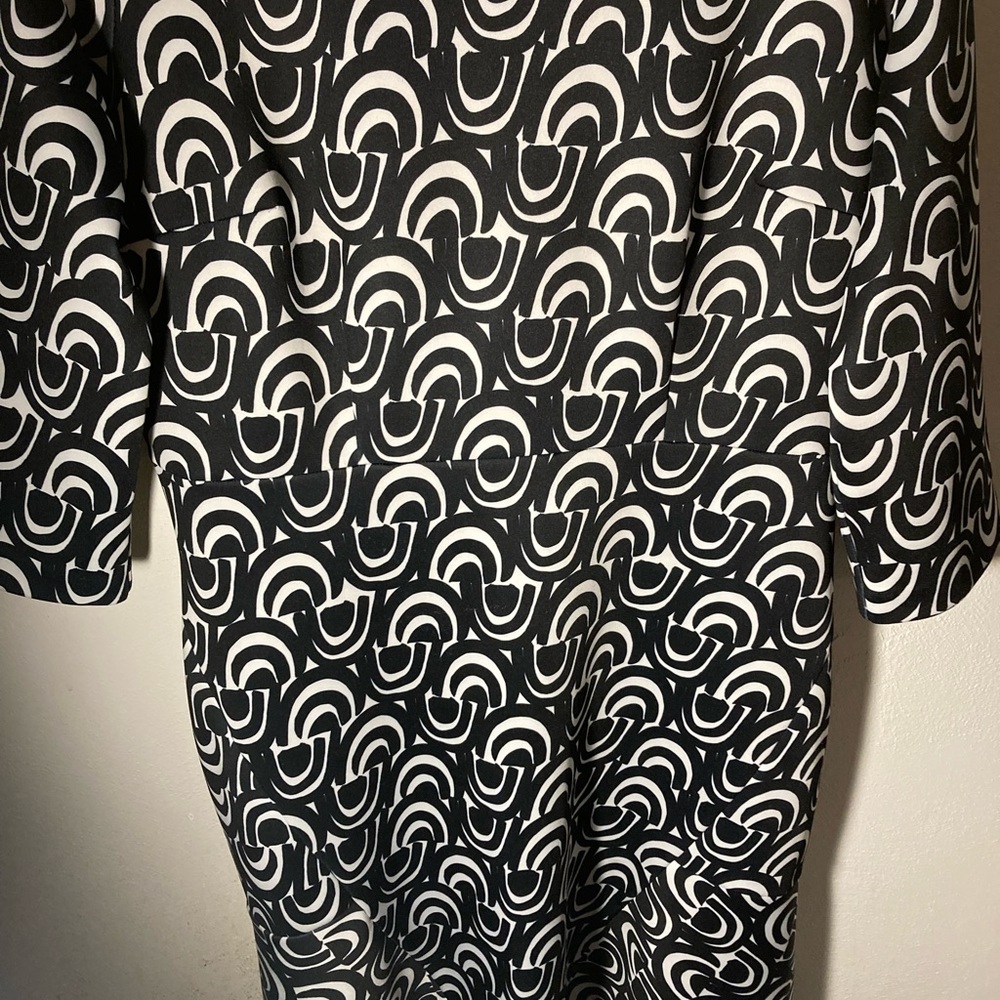 Eloquii Black and White Dress